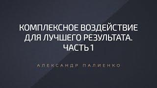 Комплексное воздействие для лучшего результата. Часть 1. Александр Палиенко.