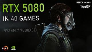 RTX 5080 - 40 GAMES at 1440P | Ray Tracing, DLSS4, Frame Generation & More!