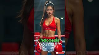 Boxing Fighters from Different Countries | #shorts #ai #boxing #boxinggirl