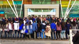 Armenian Dance Flashmob in Zvartnots Airport | Անակնկալ «բարի ճանապարհ» օդանավակայանում