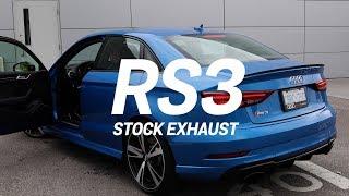 2018 Audi RS3 Exhaust Sound - Start Up, Revs & Fly-By (400HP & STOCK)