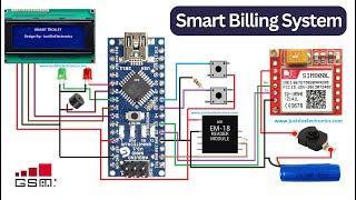 Smart Shopping Cart with Automatic Billing System using Arduino | GSM