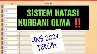 Yks 2024 Tercihlerinde Sistemsel Hata‼️MUTLAKA KONTROL ET #yks2024 #2024yks