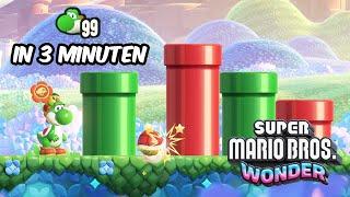 Super Mario Bros. Wonder I 99-UP (Leben) in nur 3 Minuten erhalten