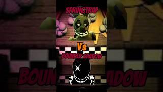 Springtrap Vs Bounded shadow in Fntd #roblox #fnaf #shorts #fntd