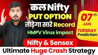 Nifty 50 Prediction and Sensex Bank Nifty Analysis for  | 7 January 2025 | Bank Nifty Tomorrow