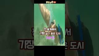 전 세계에서 가장 살기 좋은 도시 TOP 5