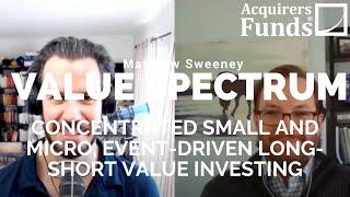 Value Spectrum: Laughing Water's Matt Sweeney on small value with Tobias on The Acquirers Podcast