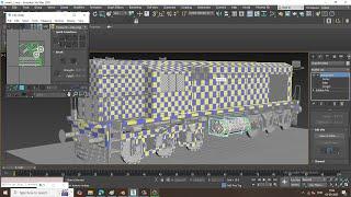 3dsmax Tutorials, How to UV Unwrap a Locomotive for Beginners