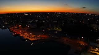 4k aerial footage of the wonderful Mangalia Tourist Port