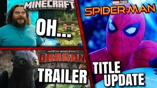 Spider-Man 4 Title Update, Minecraft Trailer 2, How To Train Your Dragon Trailer & MORE!!