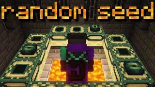 Minecraft's first ever random seed TAS