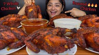 7 SPICY WHOLE ROASTED CHICKEN EATING CHALLENGE  WHOLE ROASTED CHICKEN EATING | ASMR MUKBANG