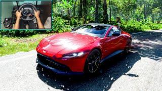 Aston Martin DBS V12 - Forza Horizon 5 Realistic Driving | Logitech G29 Gameplay