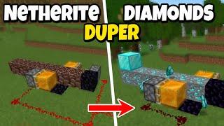 Top 2 Working Diamond & Netherite Duper/Farm Tutorial for Minecraft Bedrock 1.20! 