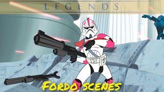 All Captain Fordo scenes - Clone Wars