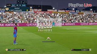 PES 2021 - RAYO VALLECANO vs BARCELONA - M. DEPAY Free Kick Goal - Gameplay PC