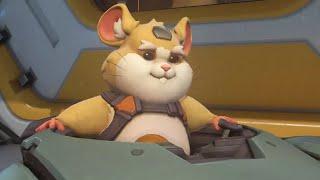 8 Minutes of Overwatch Wrecking Ball (Hammond) Gameplay