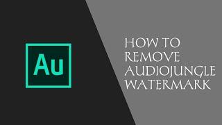 How to remove Audiojungle watermark using Adobe Audition|malayalam|