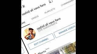 1k subscribers thankyou all|rashidali vava fans|