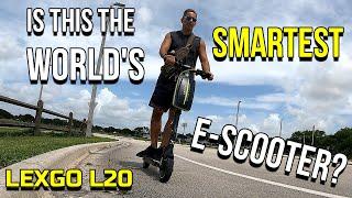 Worlds Smartest E-scooter: LEXGO L20 Unbox Test Ride and Full Review