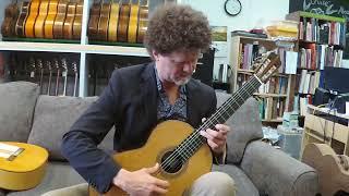 2021 Dominique Delarue Classical Guitar No. 411 David Trevors La catedral Barrios Prelude