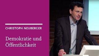 Christoph Neuberger: Demokratie und Öffentlichkeit in der digitalen Gesellschaft