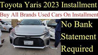 Toyota Yaris 2023 On Easy Installment | Used Cars On Installment | Easy Installment Plan