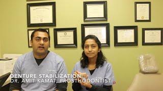Denture Stabilization by Drs  Amit Kamat & Maitri Patel