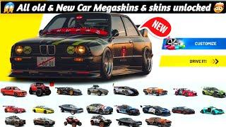 Evolution of ALL CAR MEGASKINS in Extreme Car Driving Simulator! 