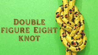 Simple double figure Eight knot / try knot and craft