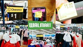 WALMART CLEARANCE SHOPPING/CHEAP CLOTHES 1.00 JEANS,SHIRTS,PAJAMAS&MORE