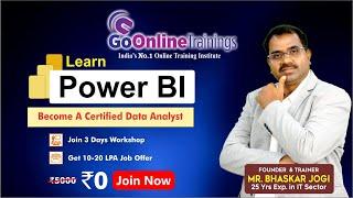  Master Power BI with Bhaskar Jogi - Go Online Trainings!