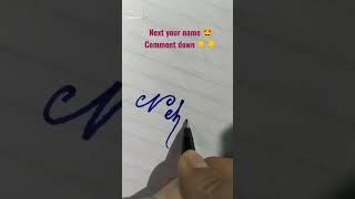 Neha name calligraphy design Neha in cursive writing#shorts#youtubeshorts#calligraphy#cursivewriting