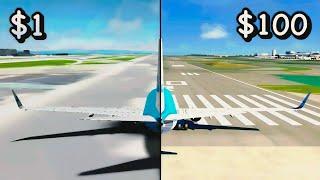 $1 vs $100 Mobile Flight Simulator!