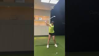 드라이버 7번아이언 52웨지 샷연습#최지희프로#골프레슨#골프연습방법#제자리스윙