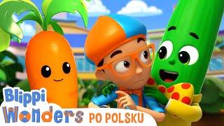 Owoce i Warzywa | Blippi chce wiedzieć | Nauka i zabawa dla dzieci | Blippi po polsku