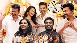 Thalapathy 69 Poojai REACTION | Thalapathy Vijay | H Vinoth | Pooja Hegde | KVN Productions