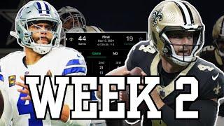 44 F***ING POINTS ?!? | Cowboys vs Saints Week 2