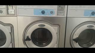 Wascomat Junior W620 Washing Machine. Final Spin With Water Sudslock.