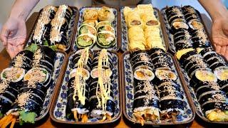 “김밥 재료 보고 감탄이 절로 나오는?” 식품연구원이 만든 김밥집! 테이블 7개, 하루 500줄씩 판매되는 김밥맛집 Kimbap, korean street food