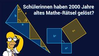 Satz des Pythagoras – Schülerinnen lösen 2000 Jahre altes Mathe-Rätsel? 