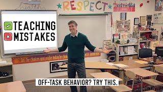 Argument with Off-Task Student? - Mindful Teaching