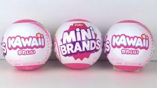 Mini Brands Kawaii ️ Zuru Blind Bag Miniatures Unboxing & Review #minibrands #kawaii