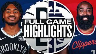 NETS at CLIPPERS | NBA PRESEASON FULL GAME HIGHLIGHTS | October 8, 2024