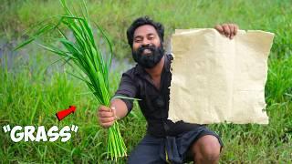 I Made Paper From Grass | പുല്ലുകൊണ്ട് പേപ്പർ ഉണ്ടാക്കി | M4 Tech |