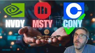 MSTY, NVDY & CONY: The Core of My 2025 Investment Goals!  #YieldMax #PassiveIncome #retirement