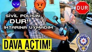 TRAFİK CEZASINA İTİRAZ ETTİM VE KAZANDIM! | SİVİL POLİSİN DUR İHTARINA UYMADIM | MotoVlog #53