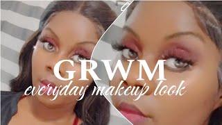 GRWM Realistic everyday makeup look soft Glam/Natural look #youtube #beautyinfluencer