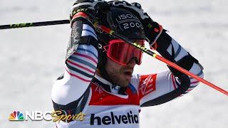 Final run fall leads to stunning upset in men's giant slalom at Worlds | NBC Sports